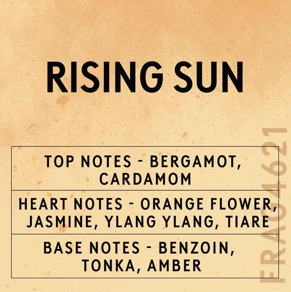 Rising Sun Scented Candle - A Luxurious Floral Experience
