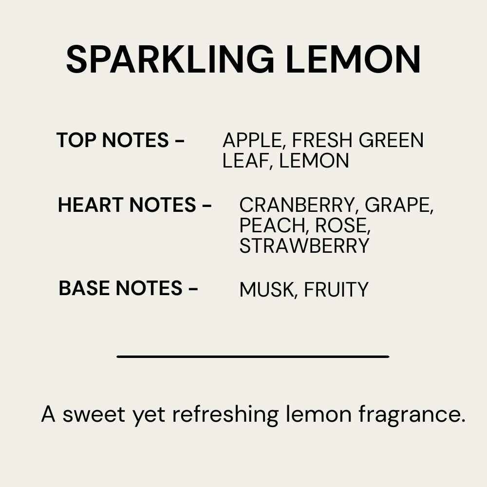 Lemon Scented Candle - Sparkling Freshness in Every Room
