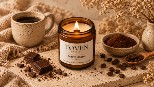 Small-Batch Coffee Mocha Candles With A Crackling Wooden Wick