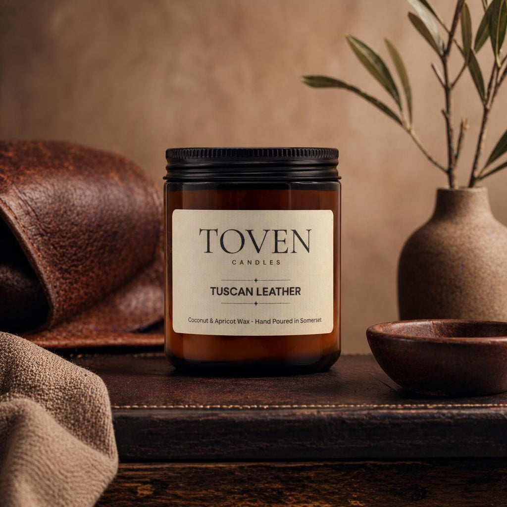Tuscan Leather Scented Candle