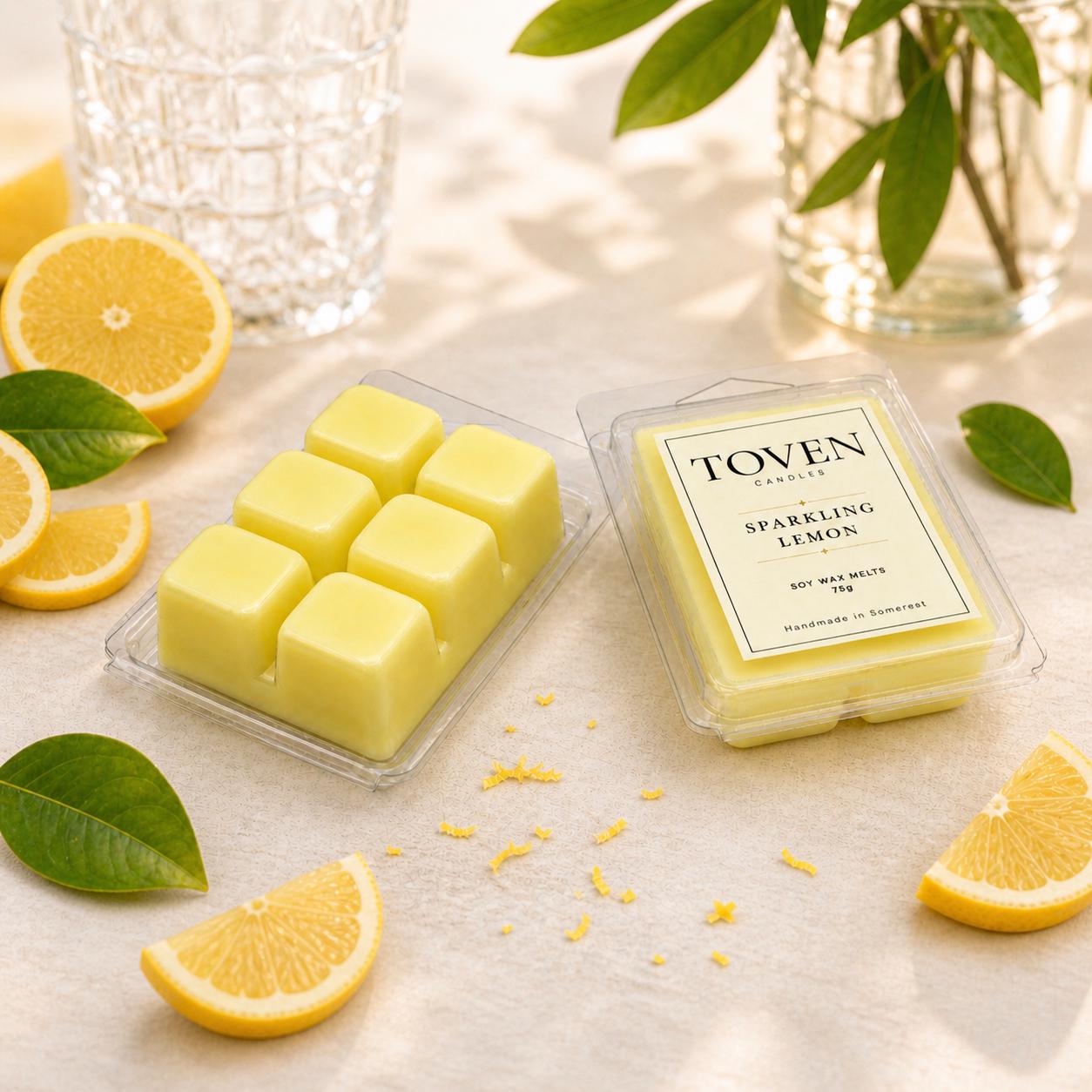 Sparkling Lemon Scented Soy Wax Melts