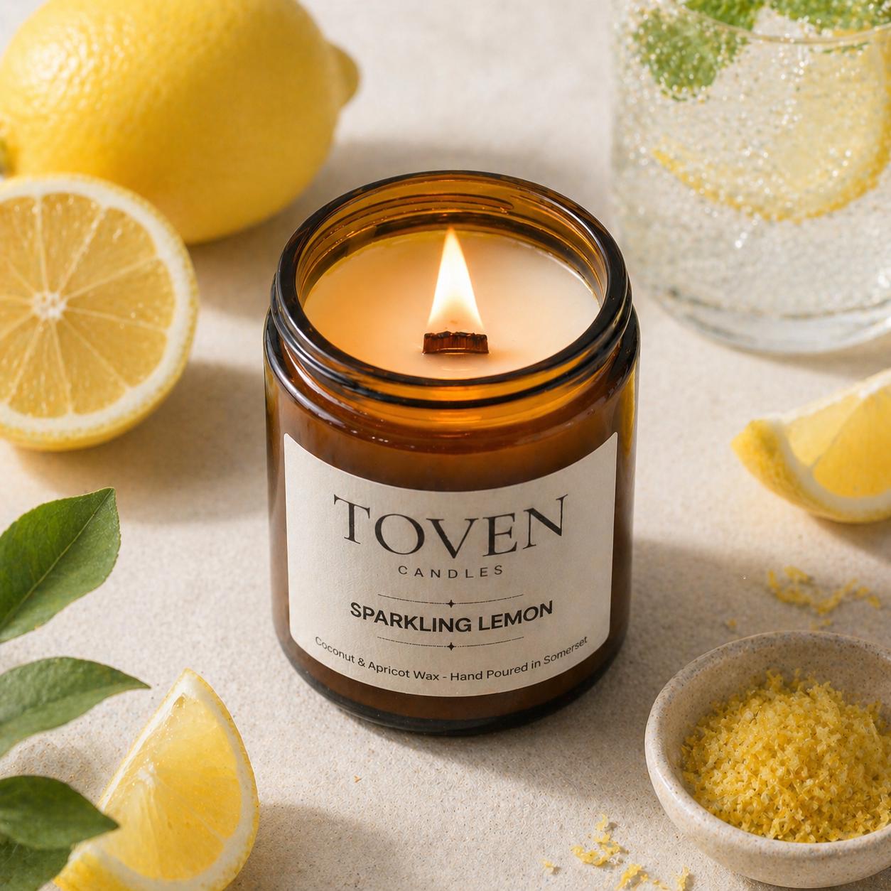 Sparkling Lemon Scented Candle