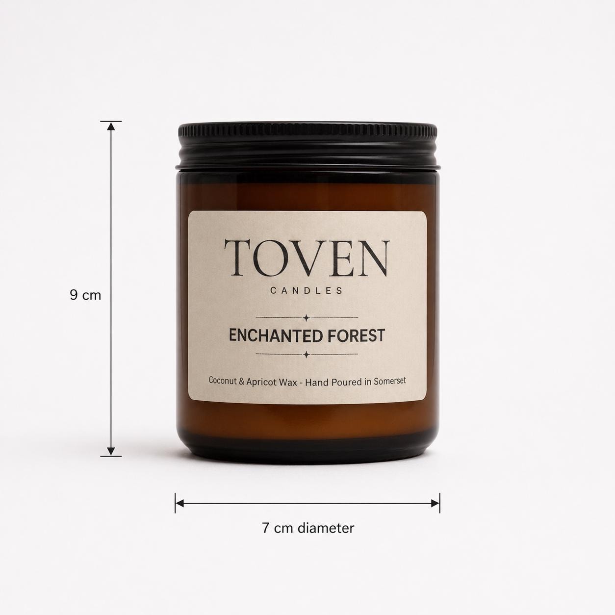 Enchanted Forest Scented Apricot & Coconut Candle