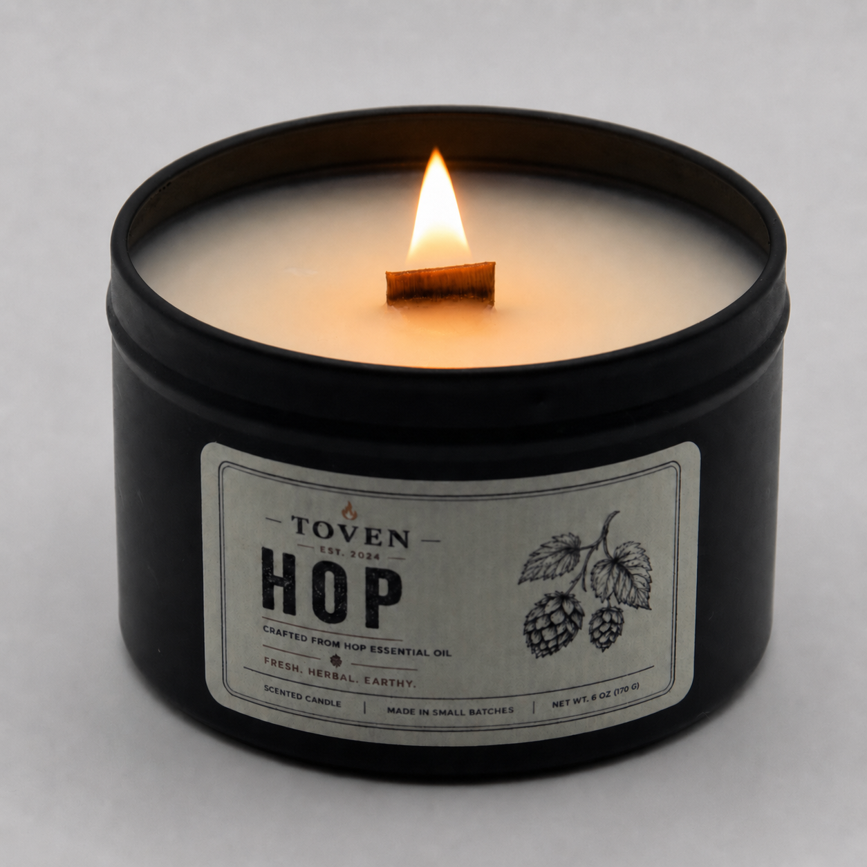 Hop Scented Candle