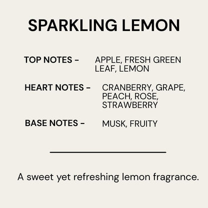 Sparkling Lemon Scented Candle