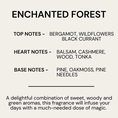 Enchanted Forest Scented Apricot & Coconut Candle